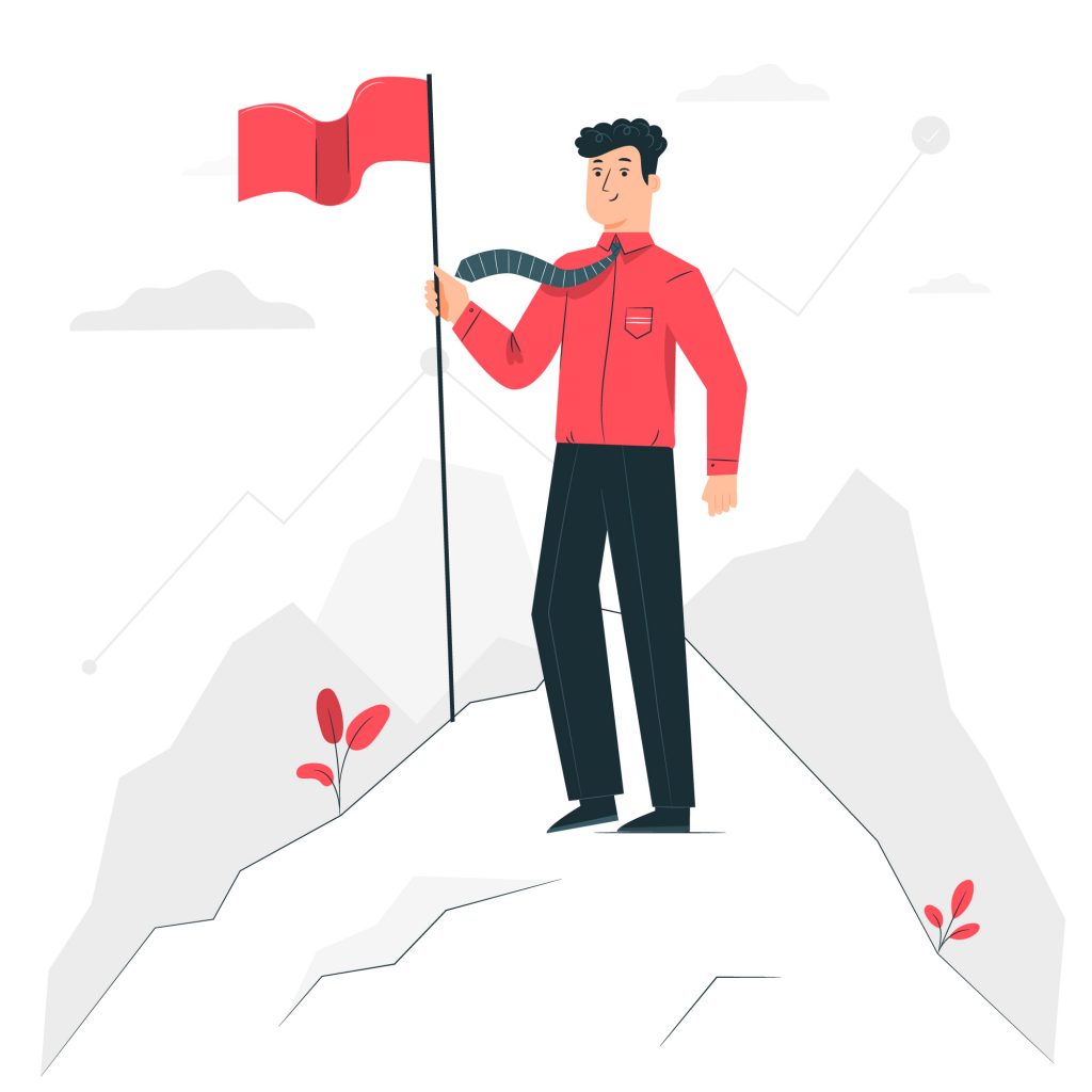 Man with Flag